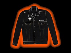 England Black Denim Jacket