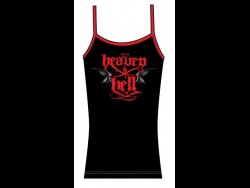 Ladies Red/Black Lace Top