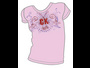Pink Sheer Logo Baby Tee