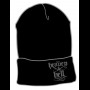Black Tall Beanie