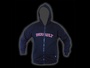 Embroidered Black Hoodie