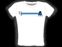 Stripe Logo White Baby Tee